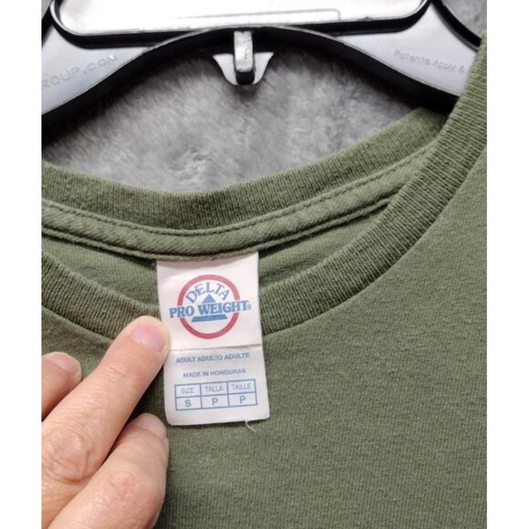 Call Of Doodie Pecial Plops Small T-Shirt Army Green Graphic Short Sleeve - Picture 3 of 7